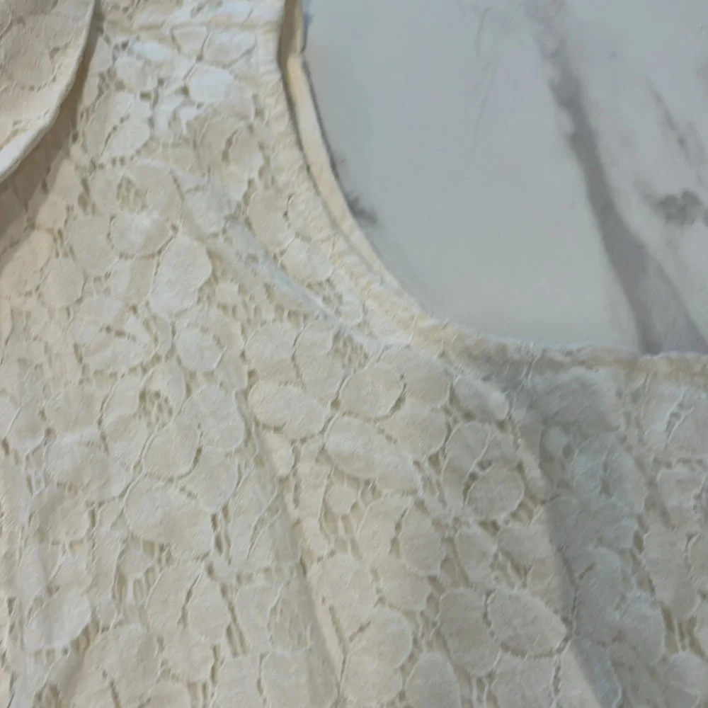 Calvin Klein Eyelet Button Down Tank